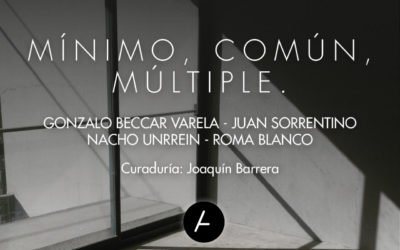 Inauguración de MÍNIMO, COMÚN, MÚLTIPLE en Galería Acéfala