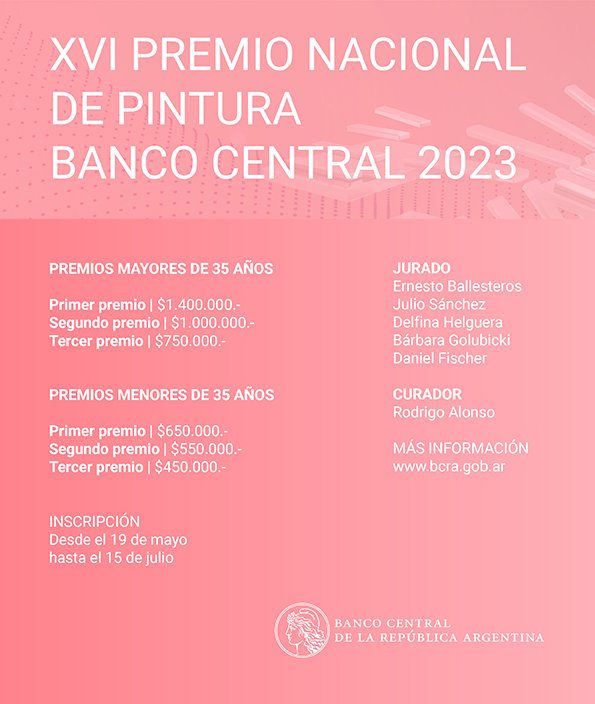 Premio de pintura Banco Central 2023