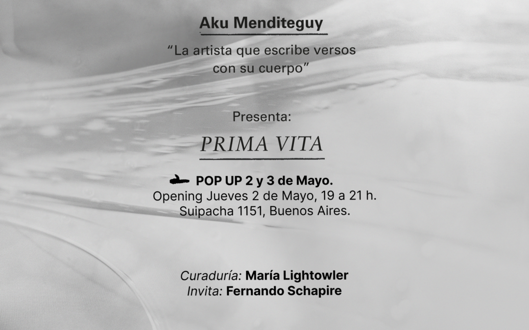 Prima Vita: la poesía corporal de Aku Menditeguy en Galería Cecilia Caballero