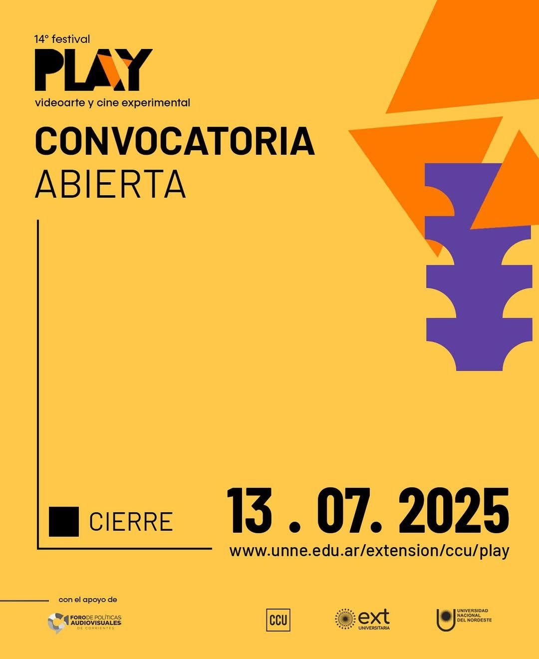 Convocatoria Festival Play