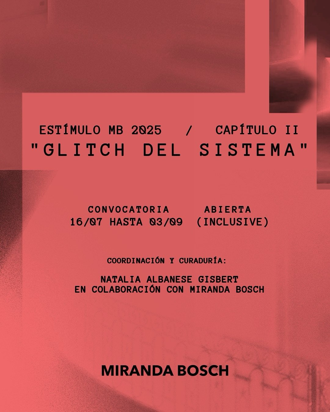 Miranda Bosch: convocatoria abierta a artistas