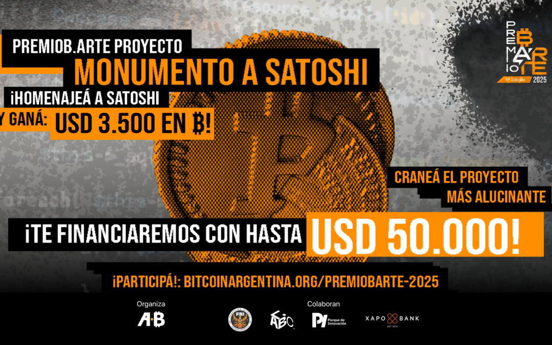 Premio B.Arte 2025: una llamada global para proyectar el Monumento a Satoshi Nakamoto en Buenos Aires