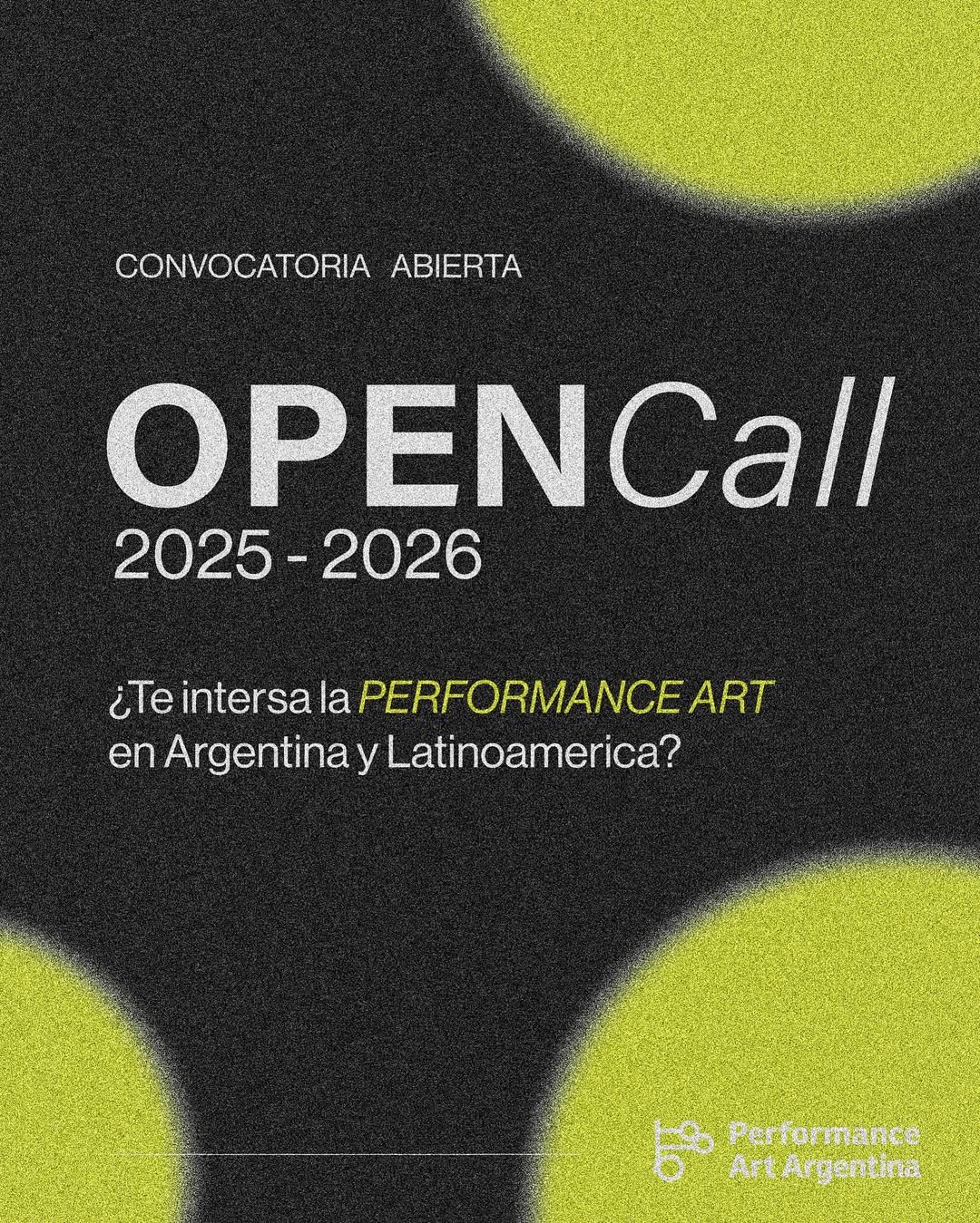 Convocatoria Archivo Activo de APA (Argentina Performance Art)
