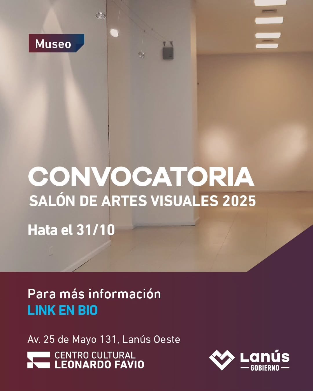 Salón de Artes Visuales del Museo del CCLF 2025