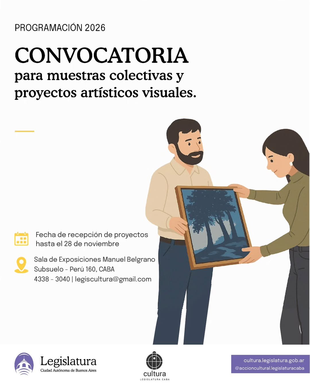 Acción Cultural Legislatura CABA 2026