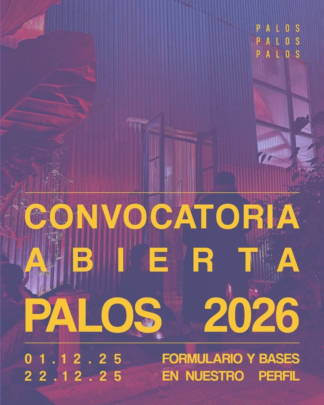 Convocatoria Palos 2026