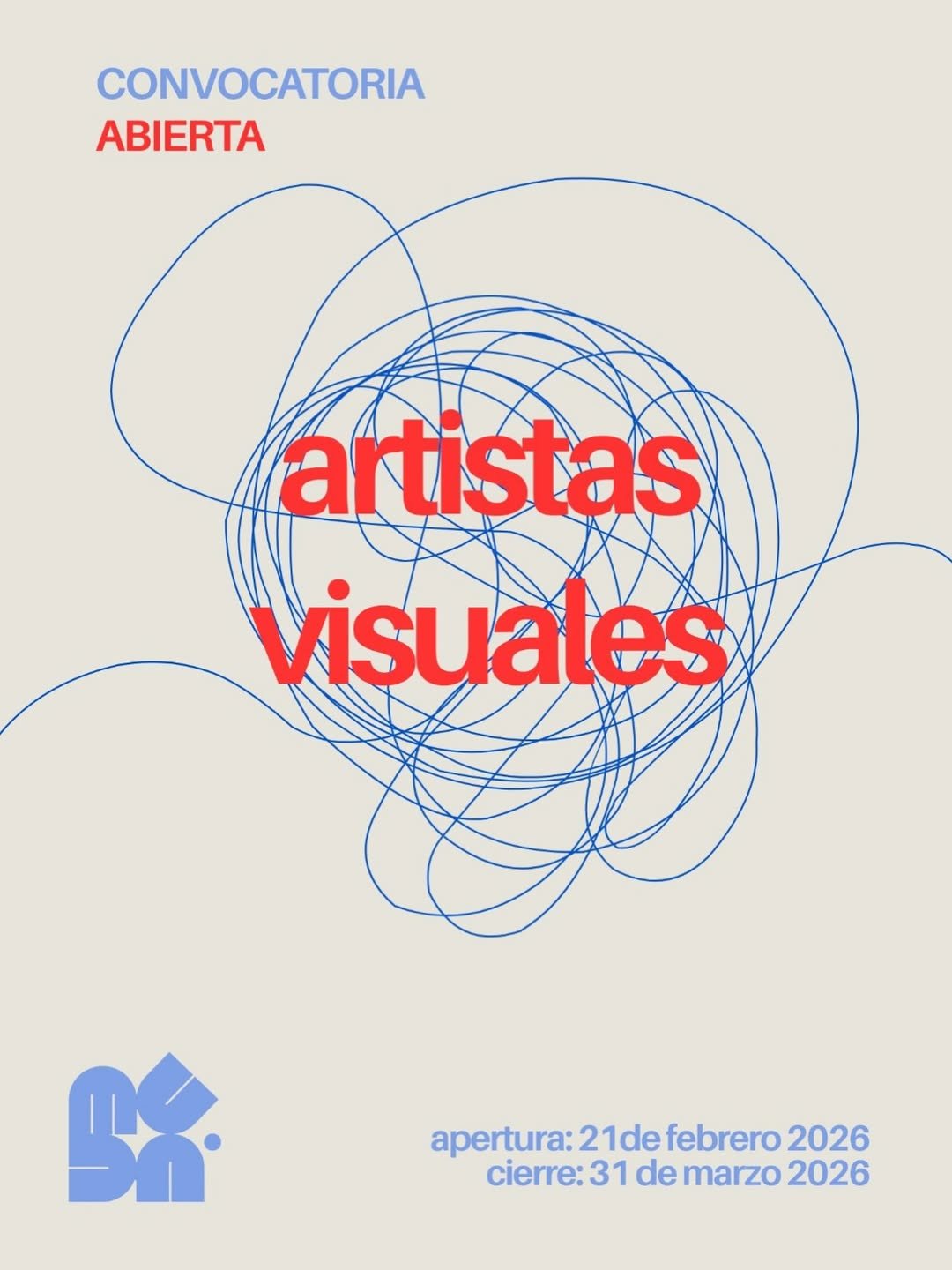 Convocatoria MUDA 2026 artistas visuales