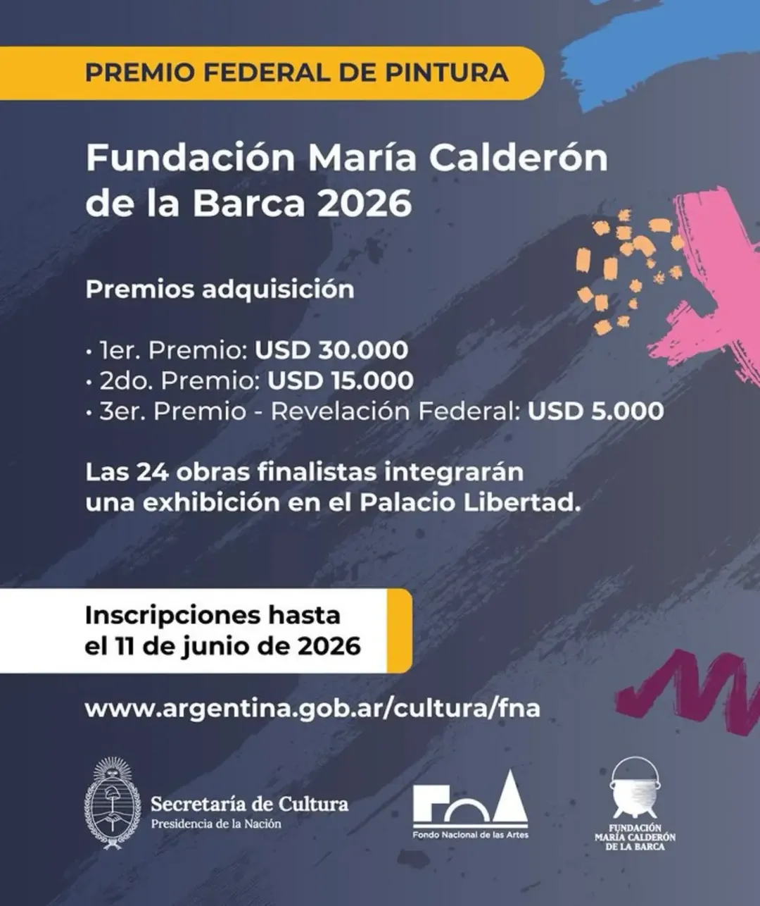 Premio Federal de Pintura Fundación María Calderón de la Barca 2026 Premio Federal de Pintura Fundación María Calderón de la Barca 2026