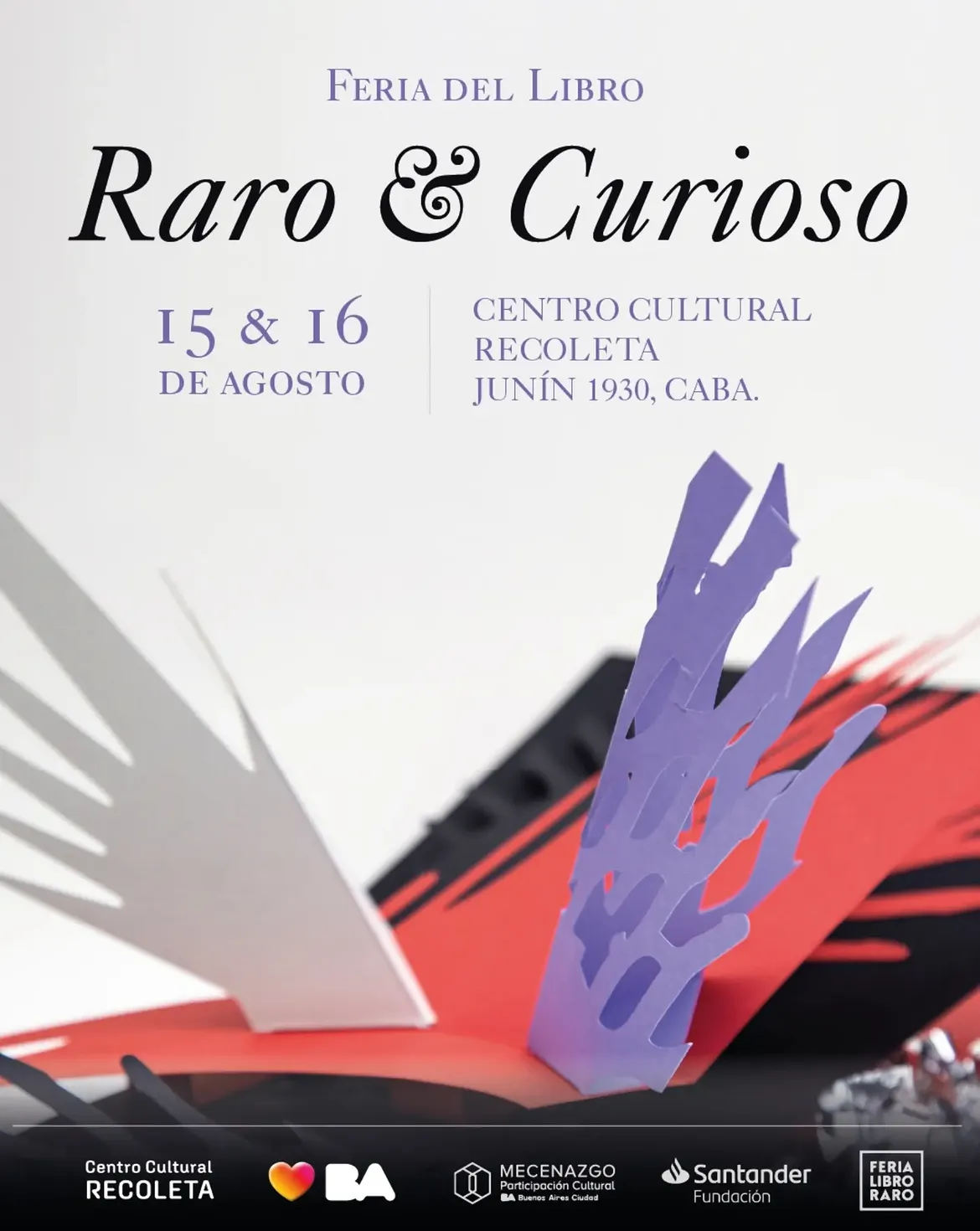 Feria del Libro Raro y Curioso en el Centro Cultural Recoleta
