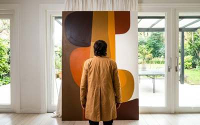 Karina Conen presenta Ambiguos Límites: la pintura como una danza del equilibrio