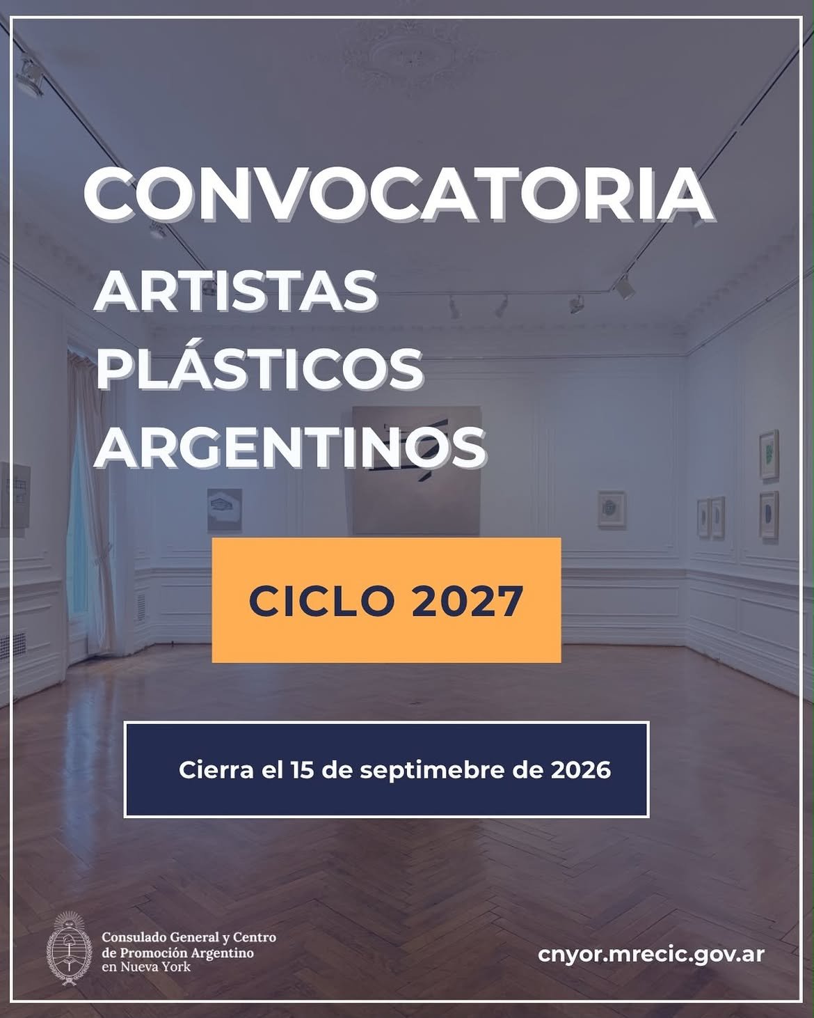 convocatoria artistas argentinos Nueva York 2027