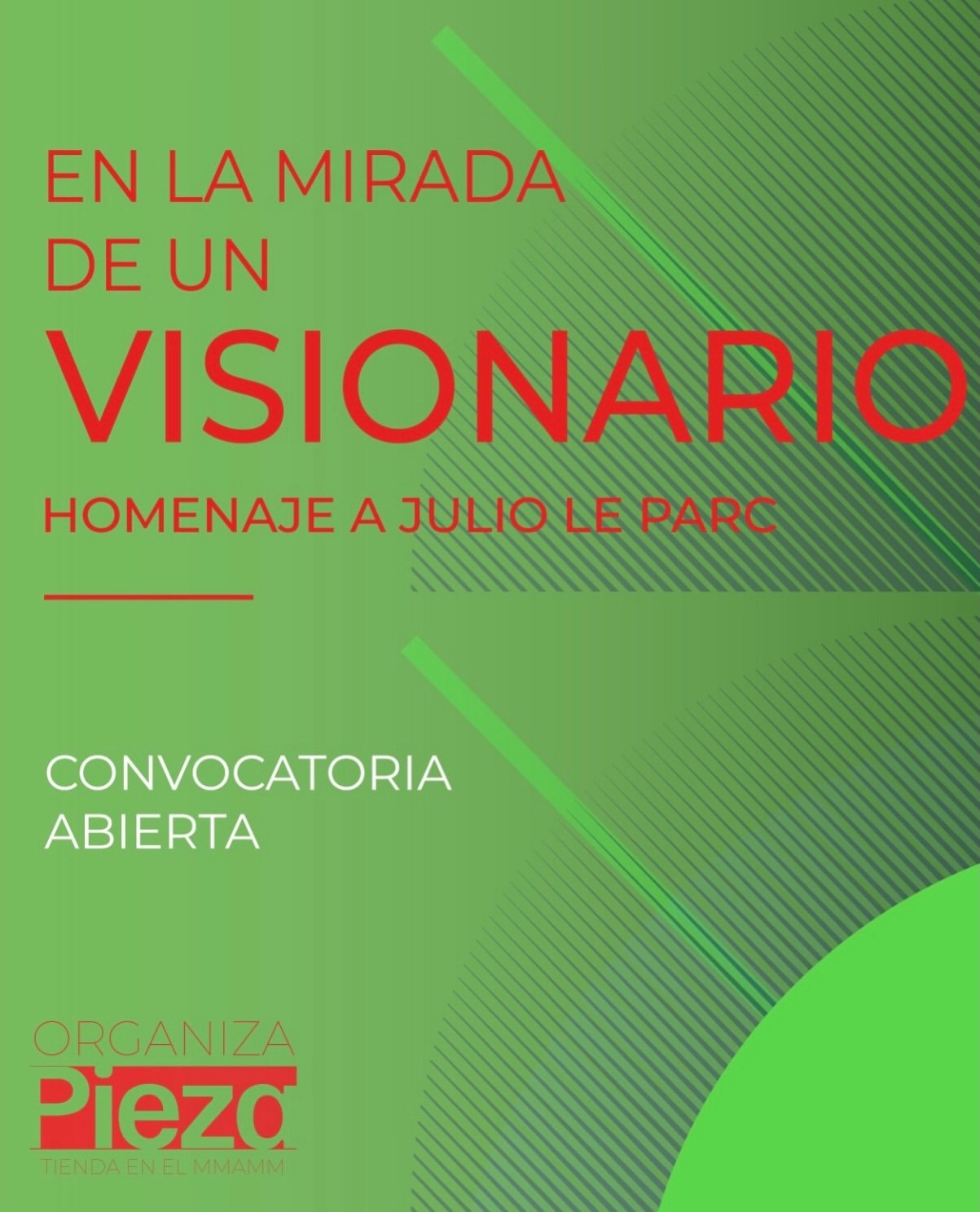 convocatoria homenaje a Julio Le Parc
