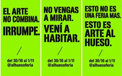 Al Hueso transforma doce departamentos de Chacarita en una feria de arte contemporáneo